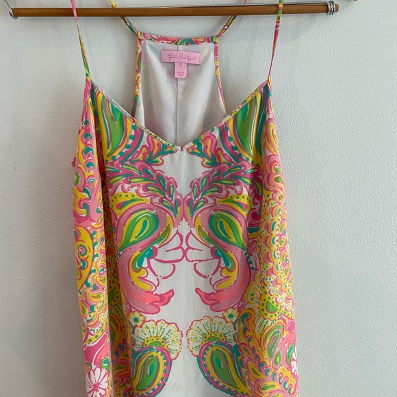 Lilly Pulitzer, Small, White and Pink Dress - Picture 6 of 8